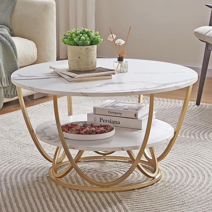 Contemporary Round Center Table Design