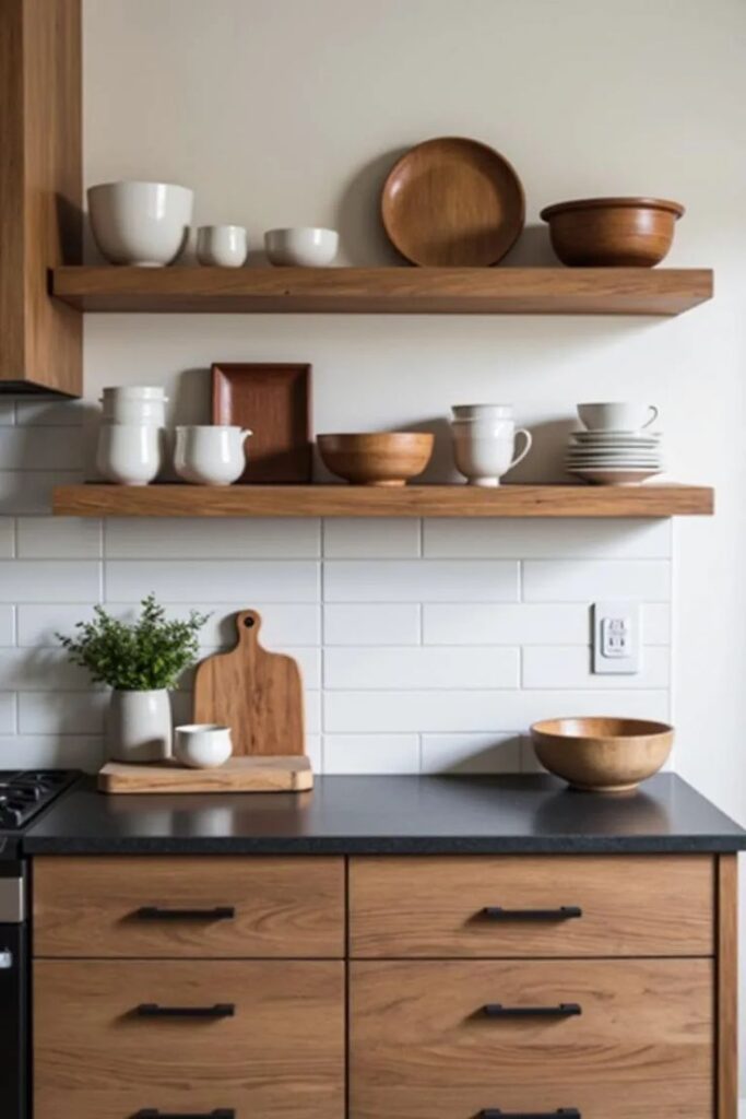 Simple Kitchen Shelf Design for Effortless Organization