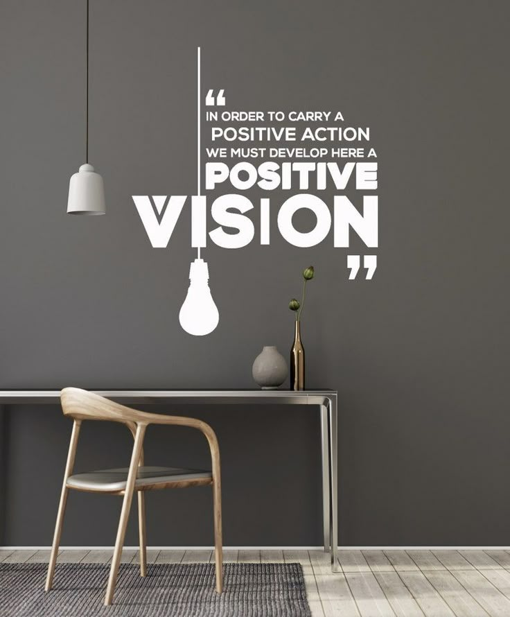 Opt for Motivational Quotes and Wall Decals