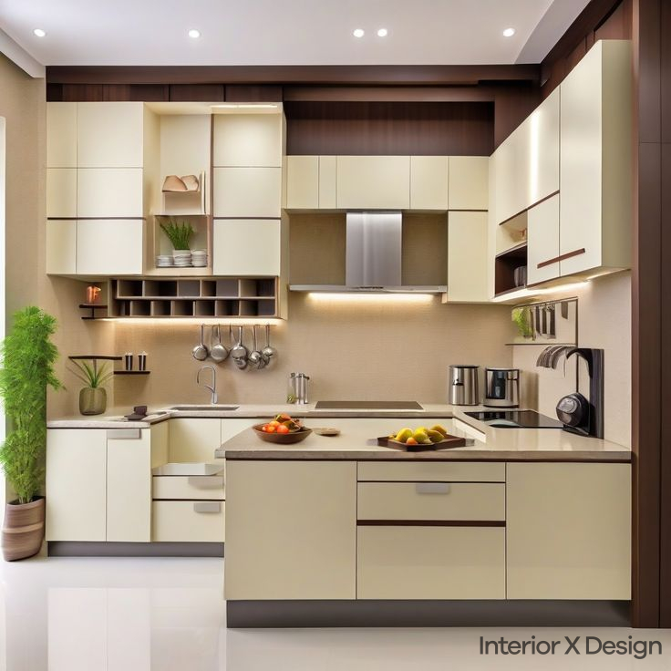 indian style small modular kitchen design