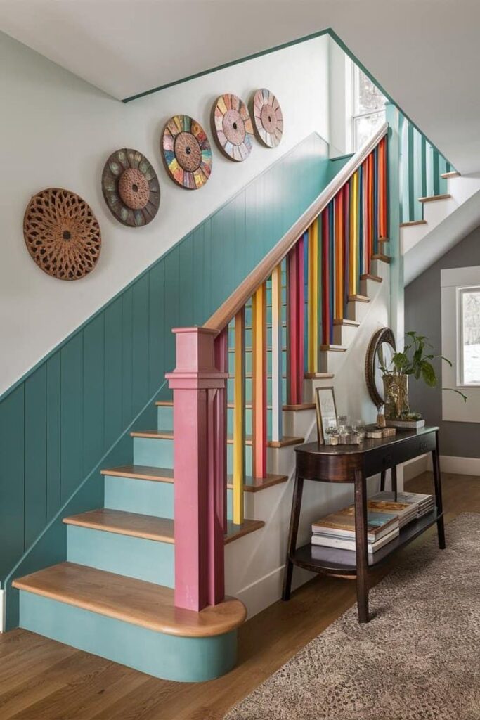 Decorative Staircase Wall Design: Add a Touch of Personality