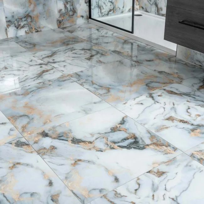 Honed Marble Flooring: Sleek and Matte