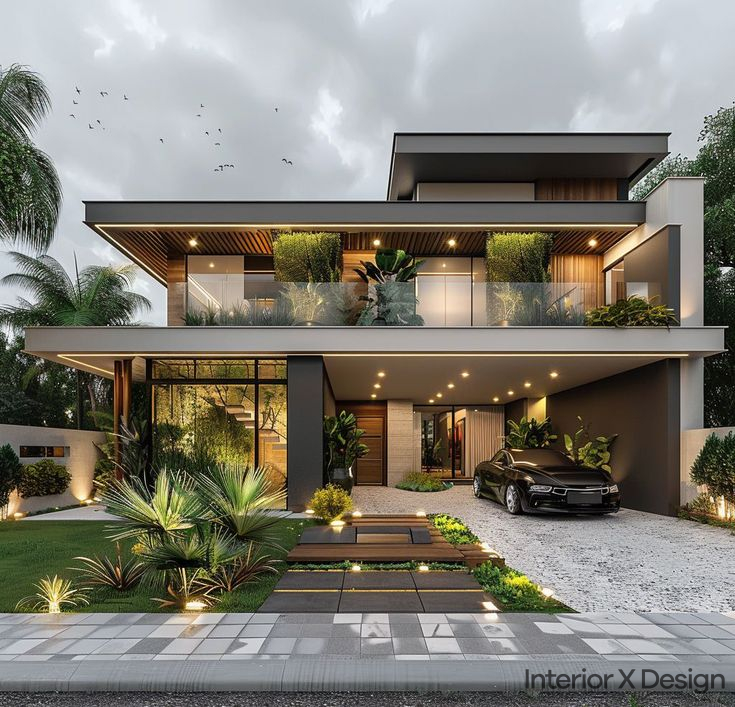 luxury modern house exterior