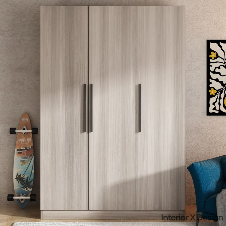 3 door wardrobe design