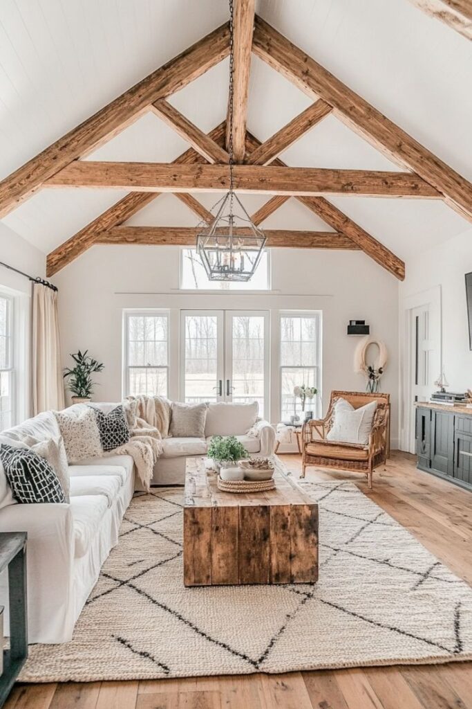 Wooden Ceiling Beams for Rustic Charm