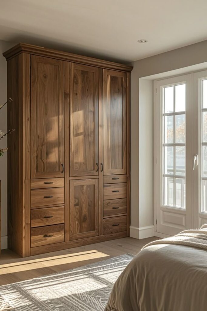  The Rustic 3 Door Wardrobe Design