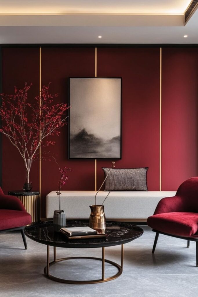  Bold and Dramatic Feature Walls for Drawing Rooms