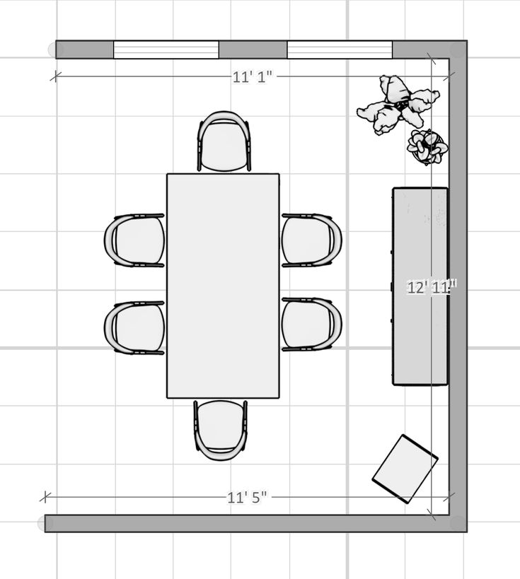 Average Dining Room Size