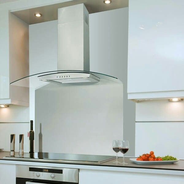 Curved Glass Chimney Design