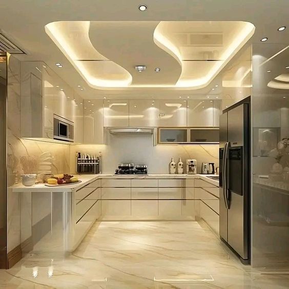 Simple POP Design for Kitchen Ceilings