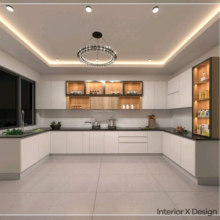 simple small kitchen ceiling design