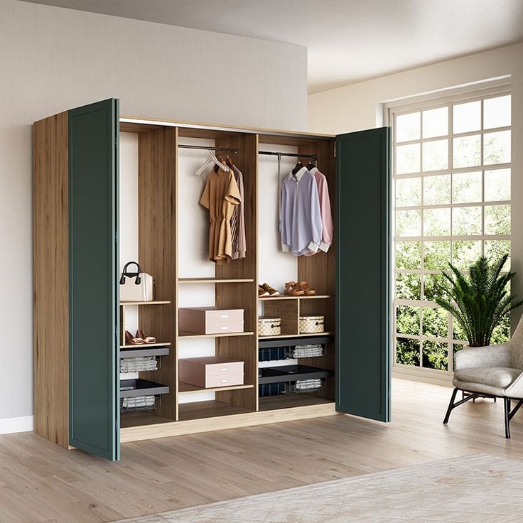 Bi-fold Wardrobe Door Designs for Contemporary and Space-Saving Bedrooms