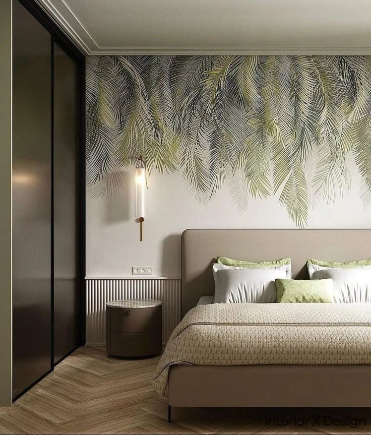 modern bedroom wall painting ideas