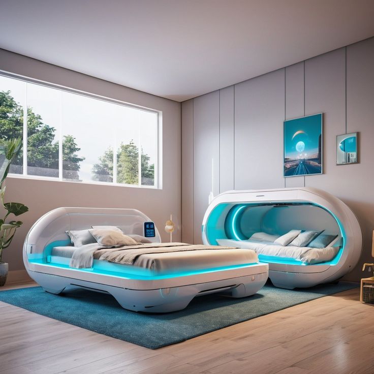 Smart Bed Designs with Technology Integration