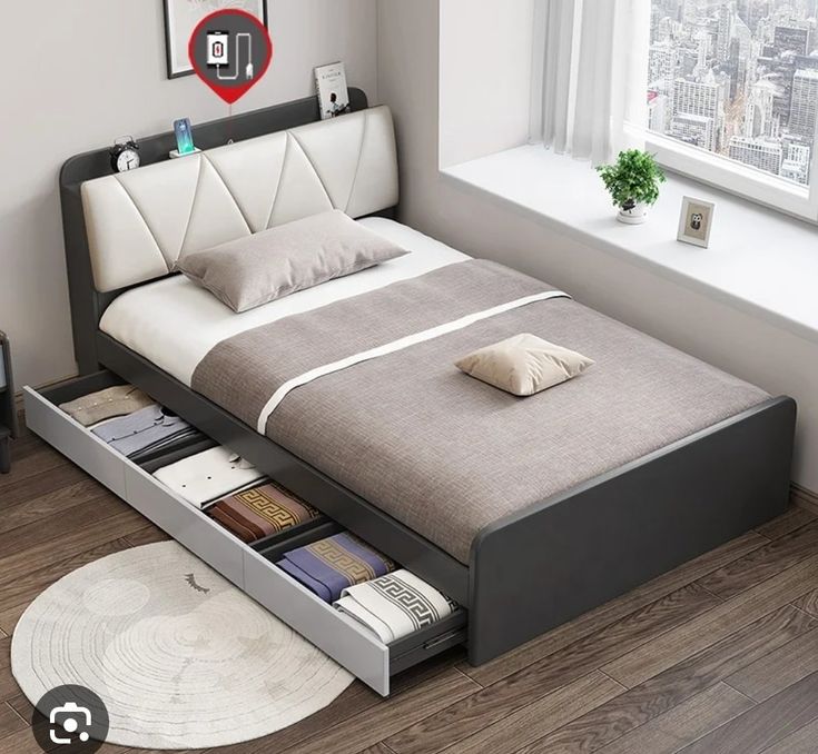  Storage Bed with Drawers