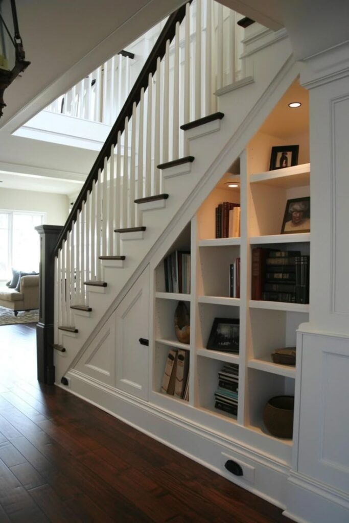 Bookshelf Under Staircase