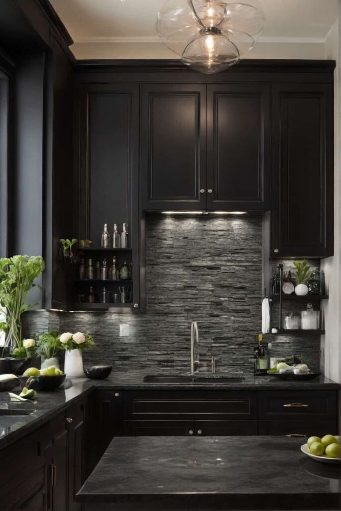 Black Granite Accents to Complement Your Kitchen’s Style