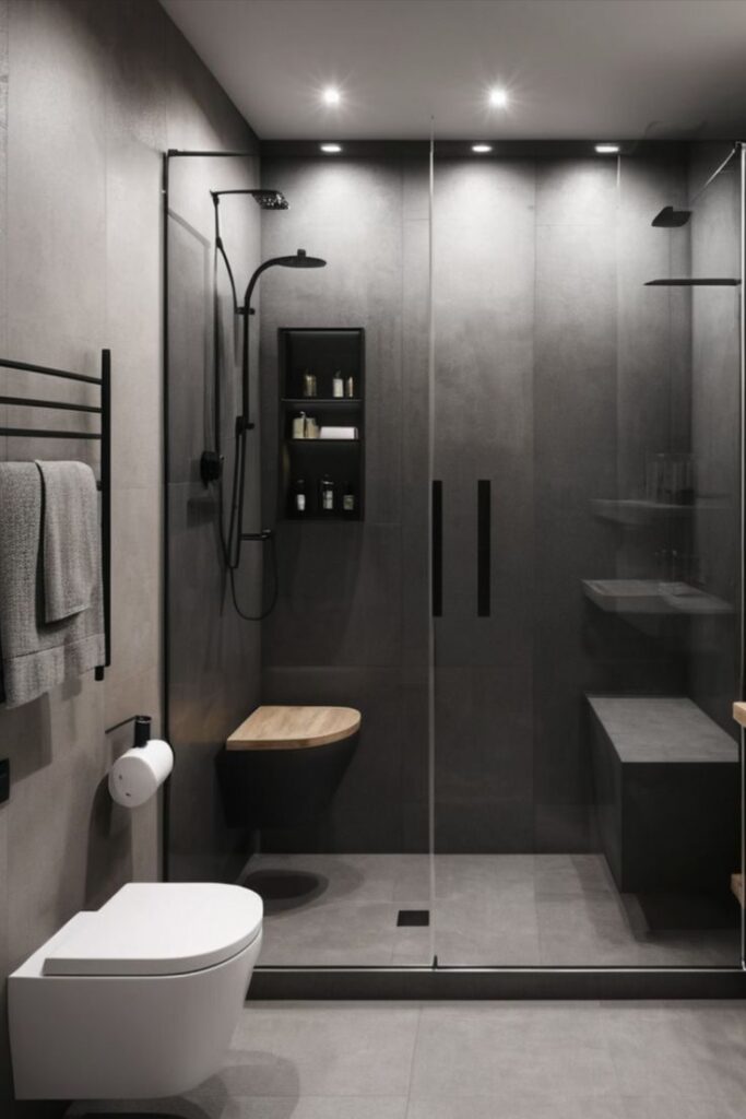 Full Glass Bathroom Partition Designs: A Sleek Look for Small Spaces