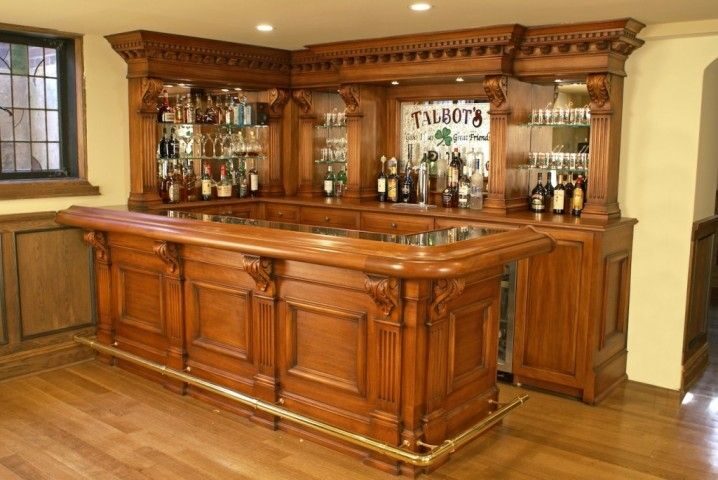 Classic Wooden Bar Designs for Home