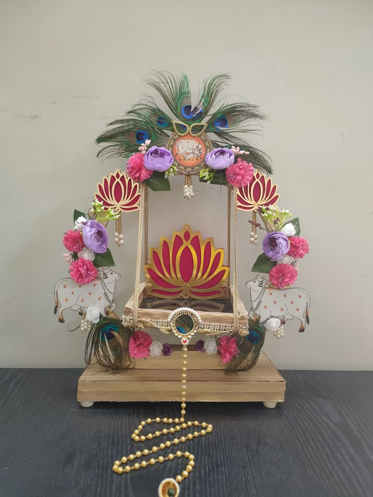 Unique Janmashtami Jhula Decoration Ideas At Home