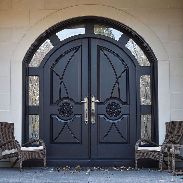 Double Arch Main Door Design