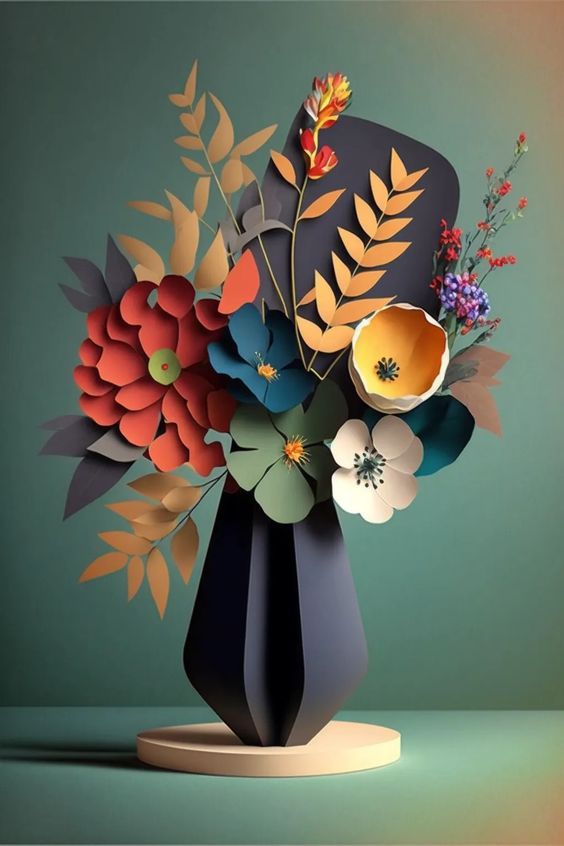 Funky Paper Flowers